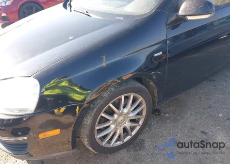 2008 Volkswagen Jetta Wolfsburg Edition из США, поврежденный, VIN 3VWRJ71K68M187635